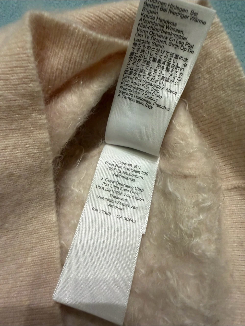 J.Crew Brushed cashmere relaxed V-neck sweater cream fits S warm quiet luxury